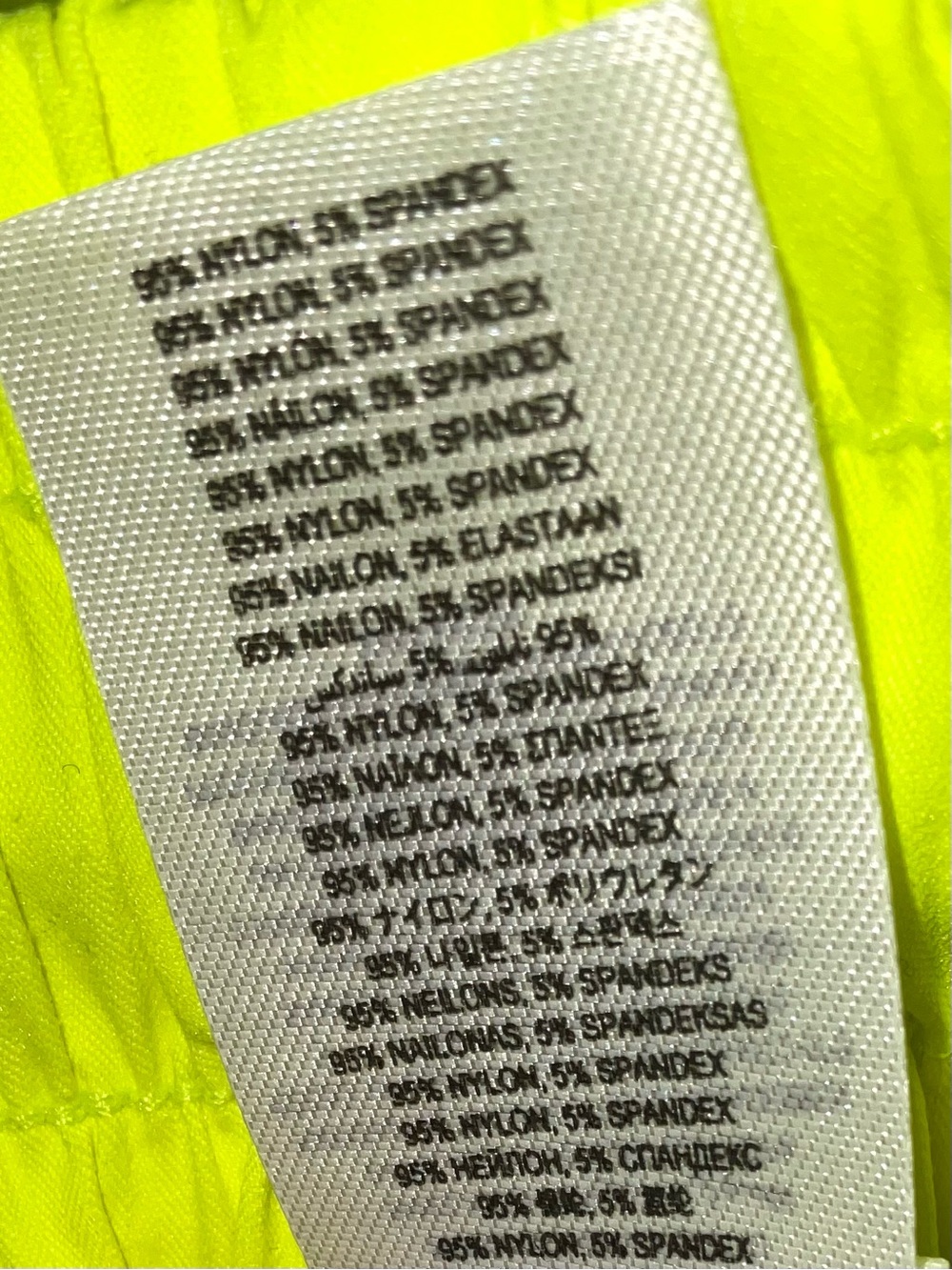 Zumba Neon Yellow Cargo Jogger Pants XS Logo Tape Dance Fitness NWOT - Picture 7 of 7